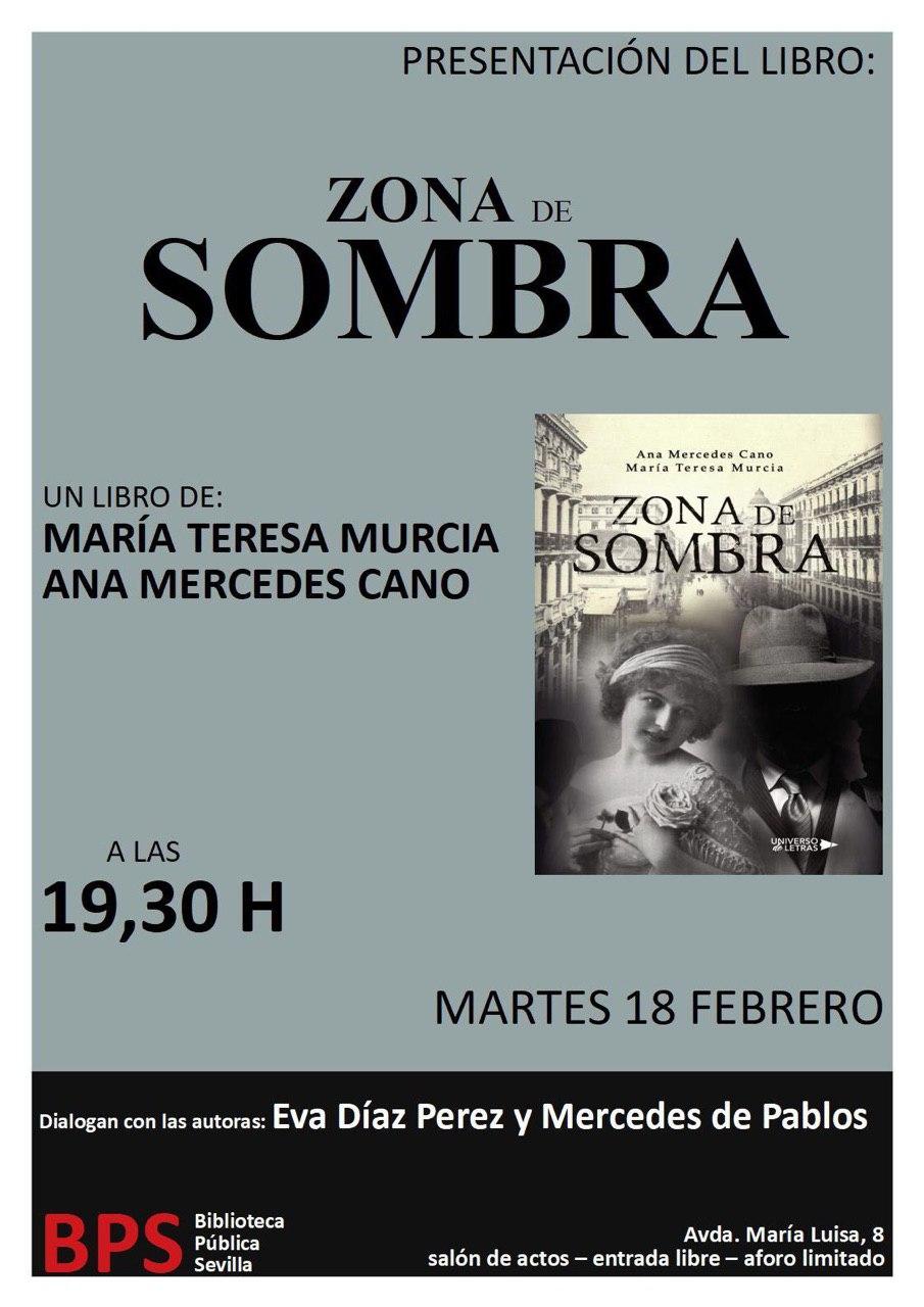 Presentación en Sevilla de la novela «Zona de&nbsp;sombra»